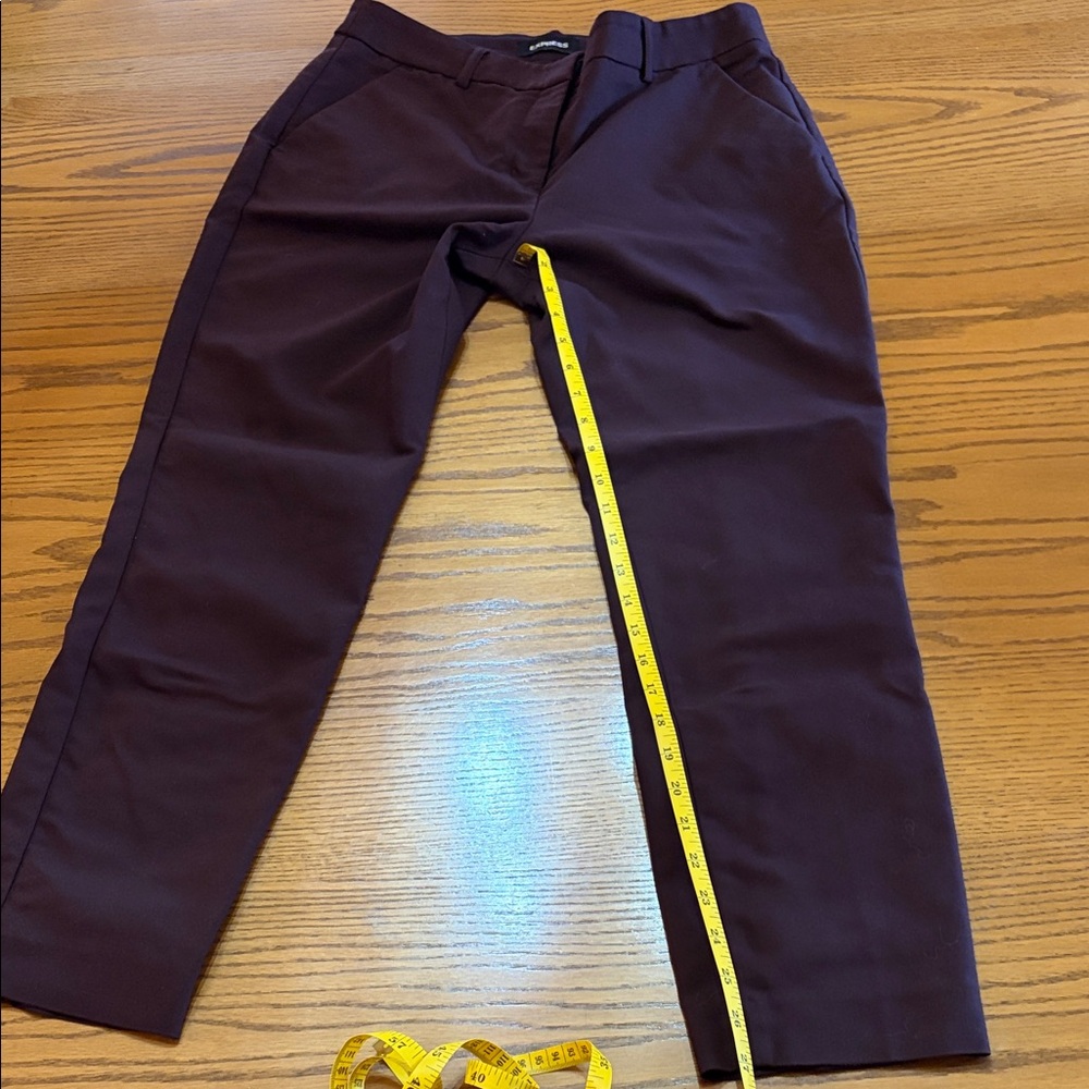 Express Women's Dark Purple Ankle Pants